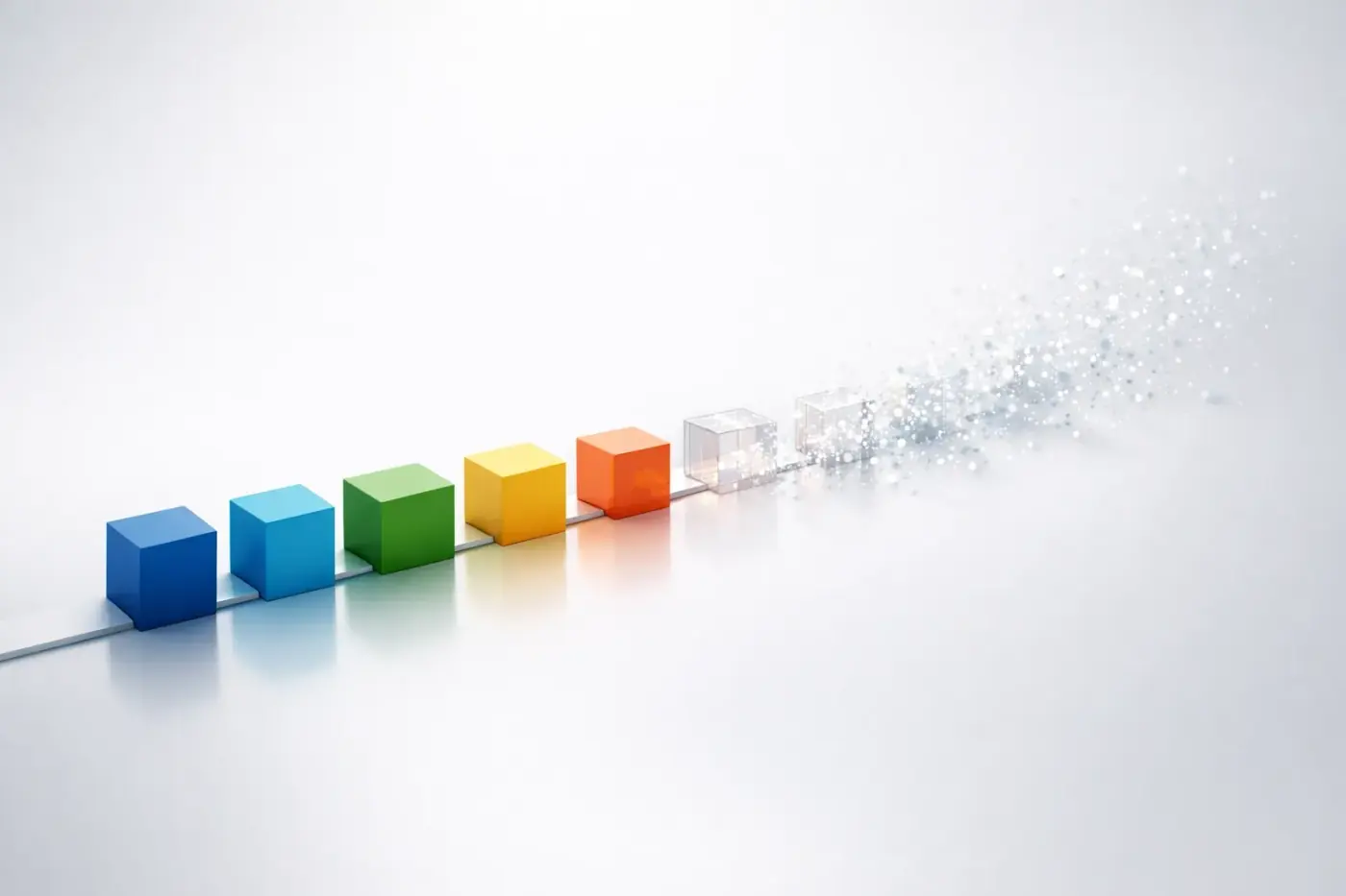 GA4 data retention timeline showing analytics data disappearing after default two-month period