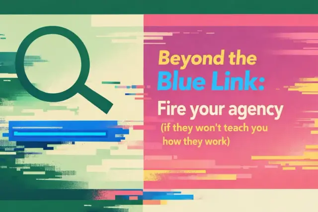 Abstract illustration representing transparency versus opacity in digital marketing agency reporting