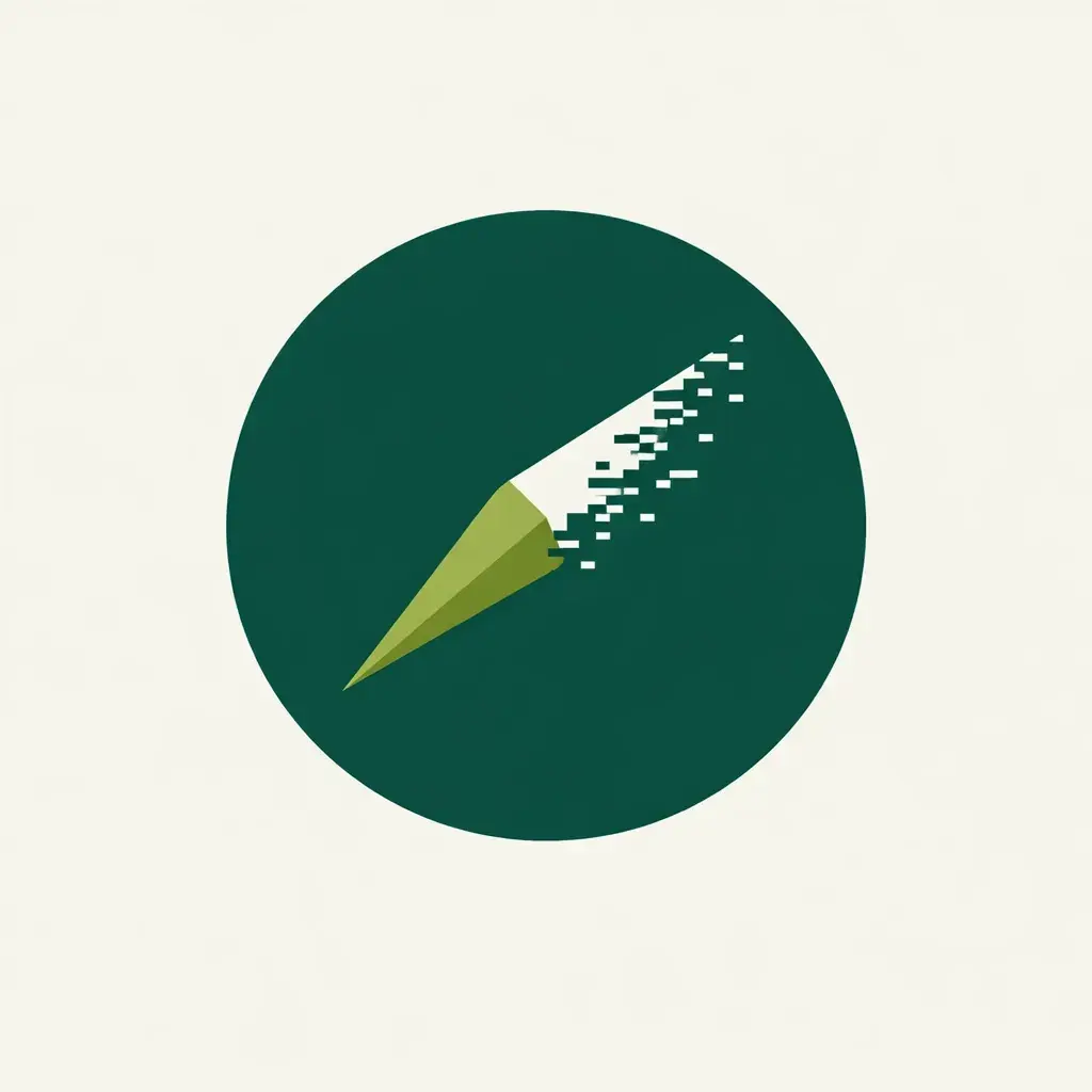 Technical compass with a glitch needle representing navigating data ethics and privacy-first strategy.