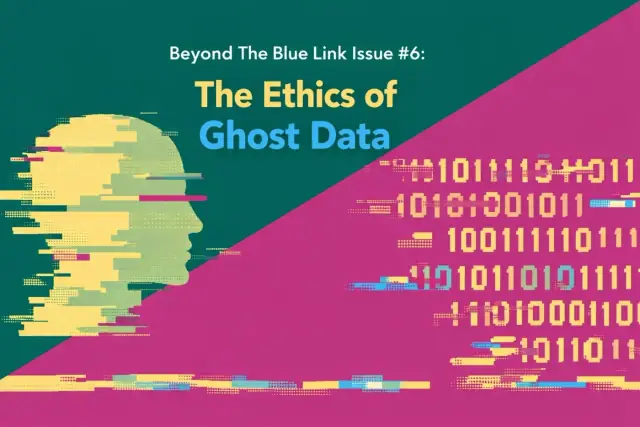 Abstract illustration representing the ethics of "ghost data" collected without clear purpose