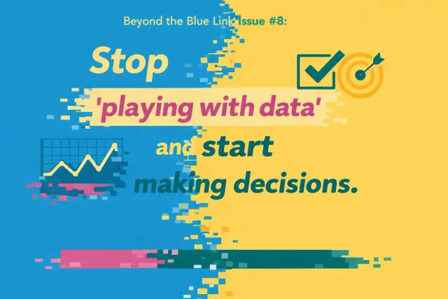 Abstract illustration representing the shift from vanity marketing reports to actionable data decisions