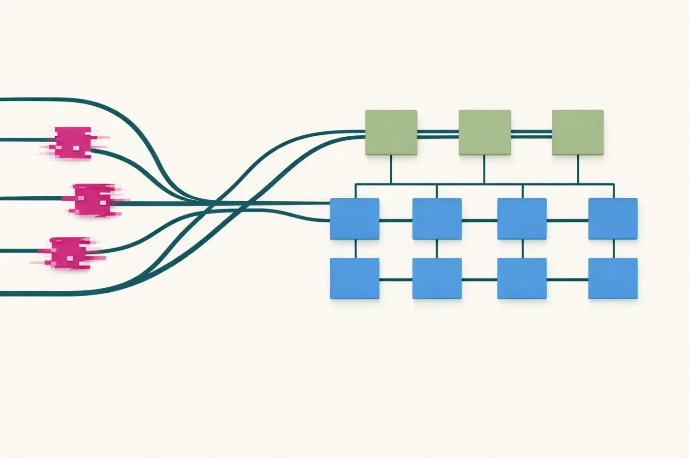 data-streams-merging-into-hierarchical-structure