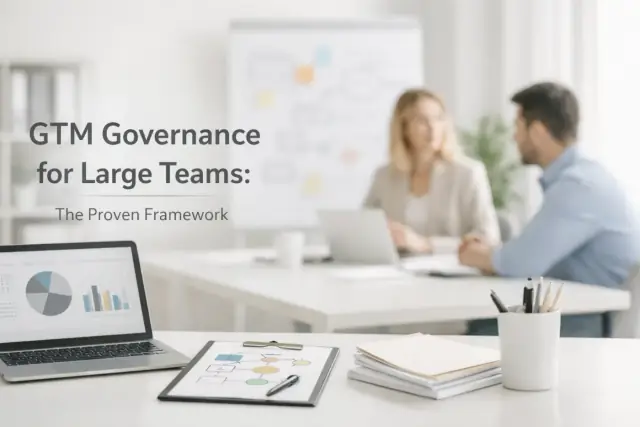 Abstract illustration representing a proven GTM governance framework for large marketing teams