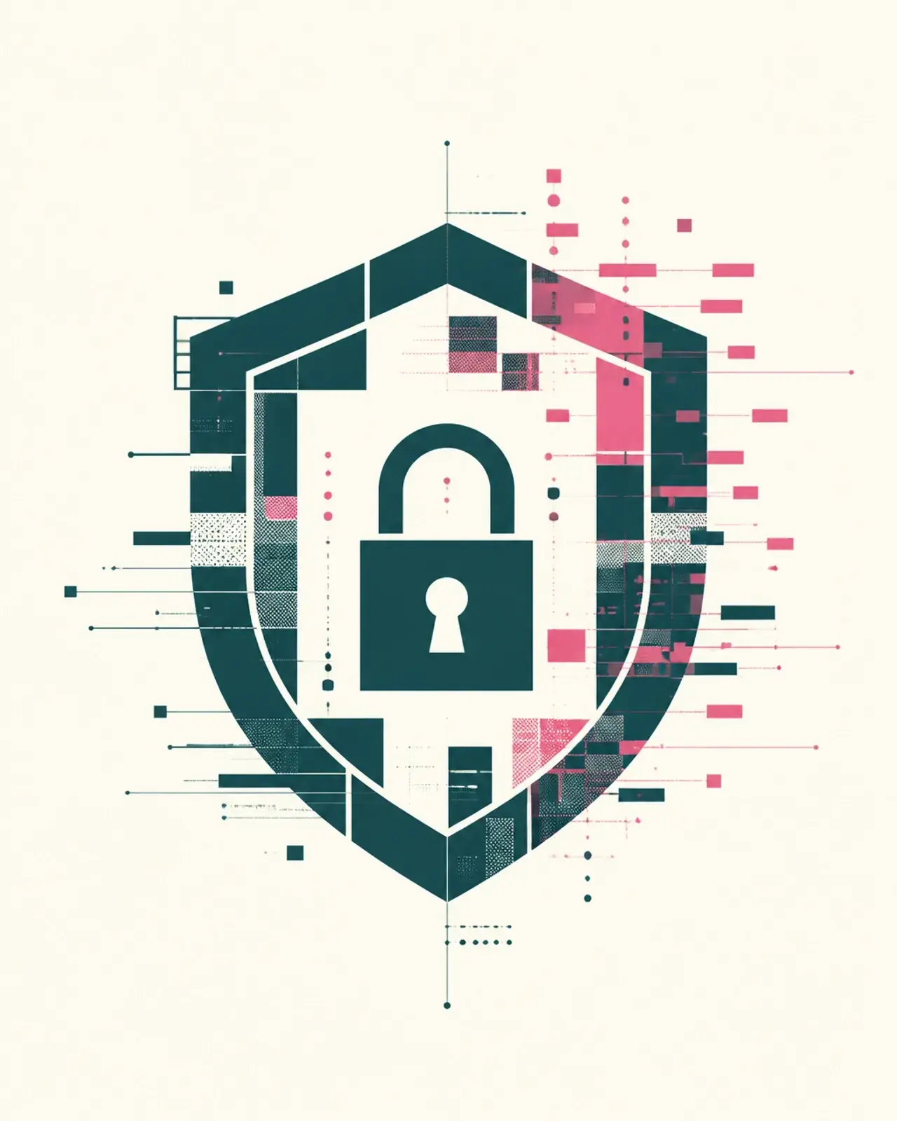 A geometric digital vault icon representing a defensible and secure marketing data architecture.
