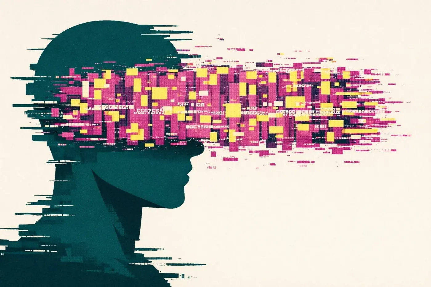 Digital noise from technical debt obstructing an AI agent's ability to process clean marketing analytics data.