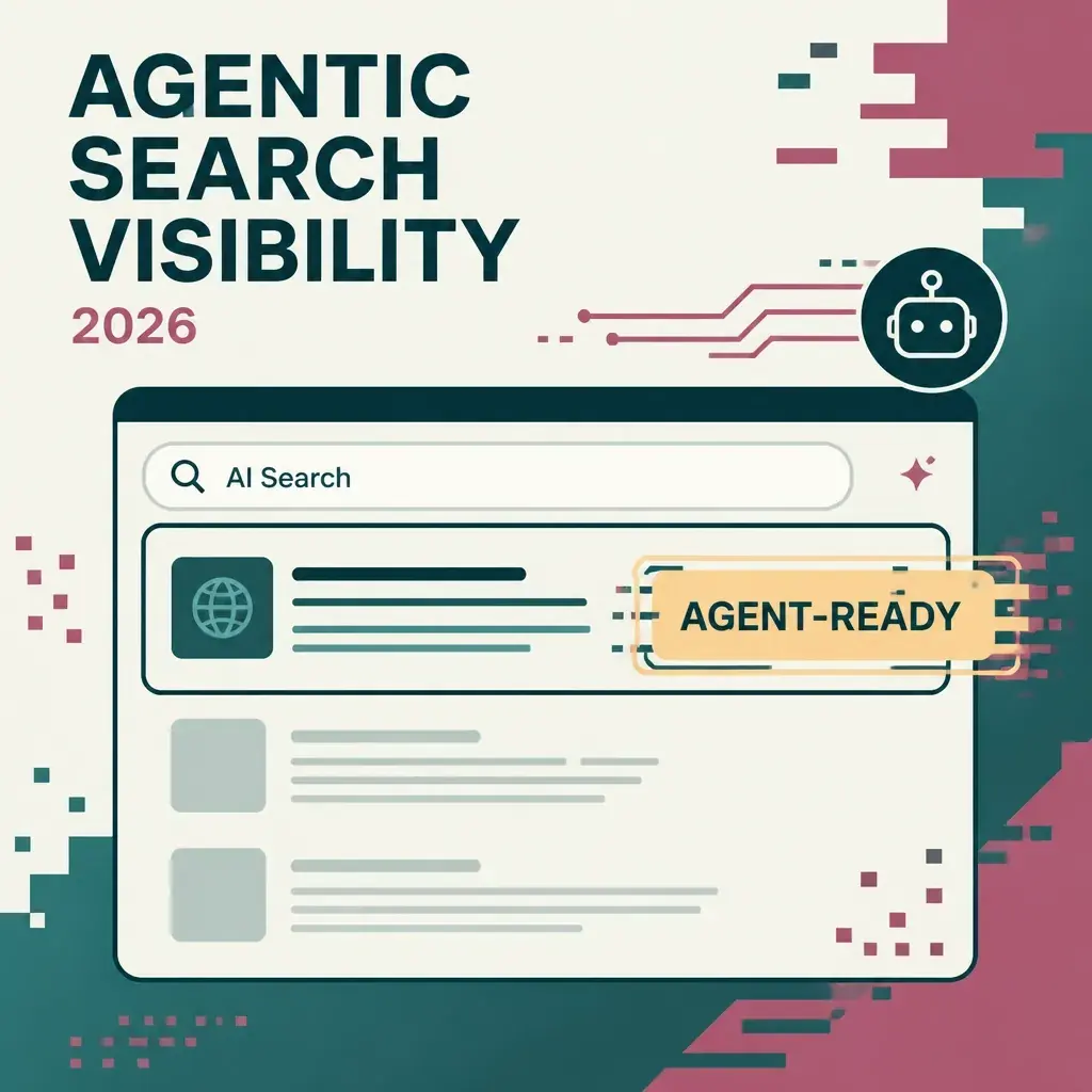 A minimalist mockup of a search result featuring a prominent