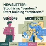 Newsletter: Stop hiring “vendors.” Start building “architects.”